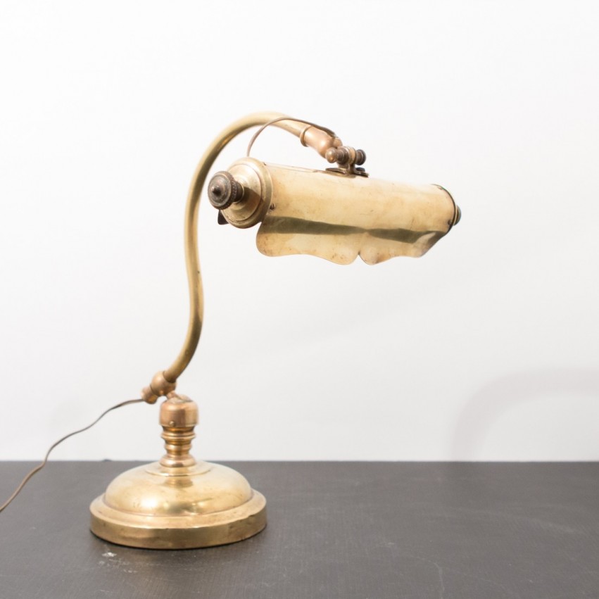 Lampe bureau (de notaire) Art nouveau