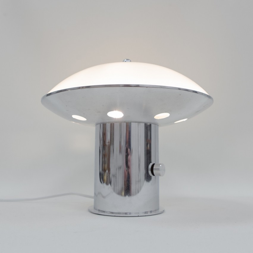 Lampe champignon en Plexiglas des années 1960