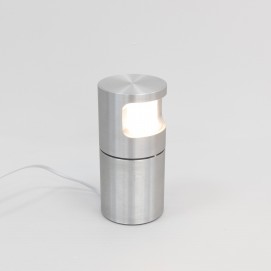 Lampe cylindrique pivotante en aluminium