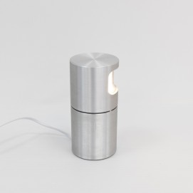 Lampe cylindrique rotative en aluminium