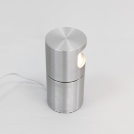 Lampe cylindrique pivotante en aluminium