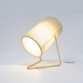 Lampe cocotte cordelette