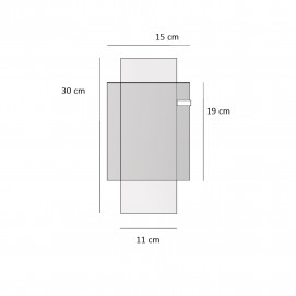 Suspension cylindrique double Plexiglas