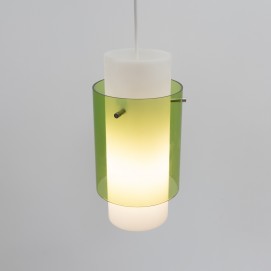 Suspension cylindrique double Plexiglas
