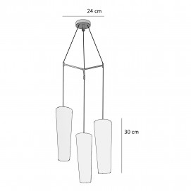 Lustre Royal Lumière 10-19 - Dimensions