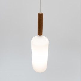 Suspension suédoise en verre et bois