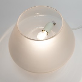 Lampe en verre givré des années 1970 - Guido Rosati pour VeArt