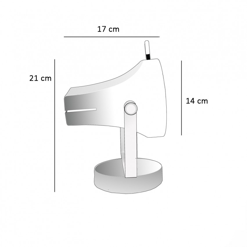 Spot à poser Fermigier - Disderot F39-P - Dimensions