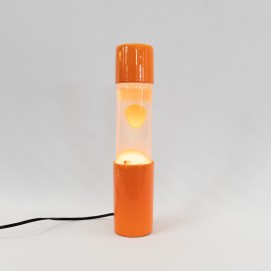 Lampe à lave Kostka orange