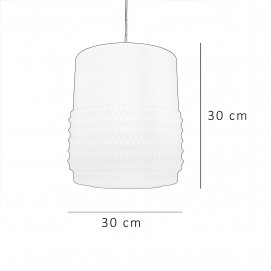 Suspension en verre Osvětlovací sklo Valašské Meziříčí - Dimensions