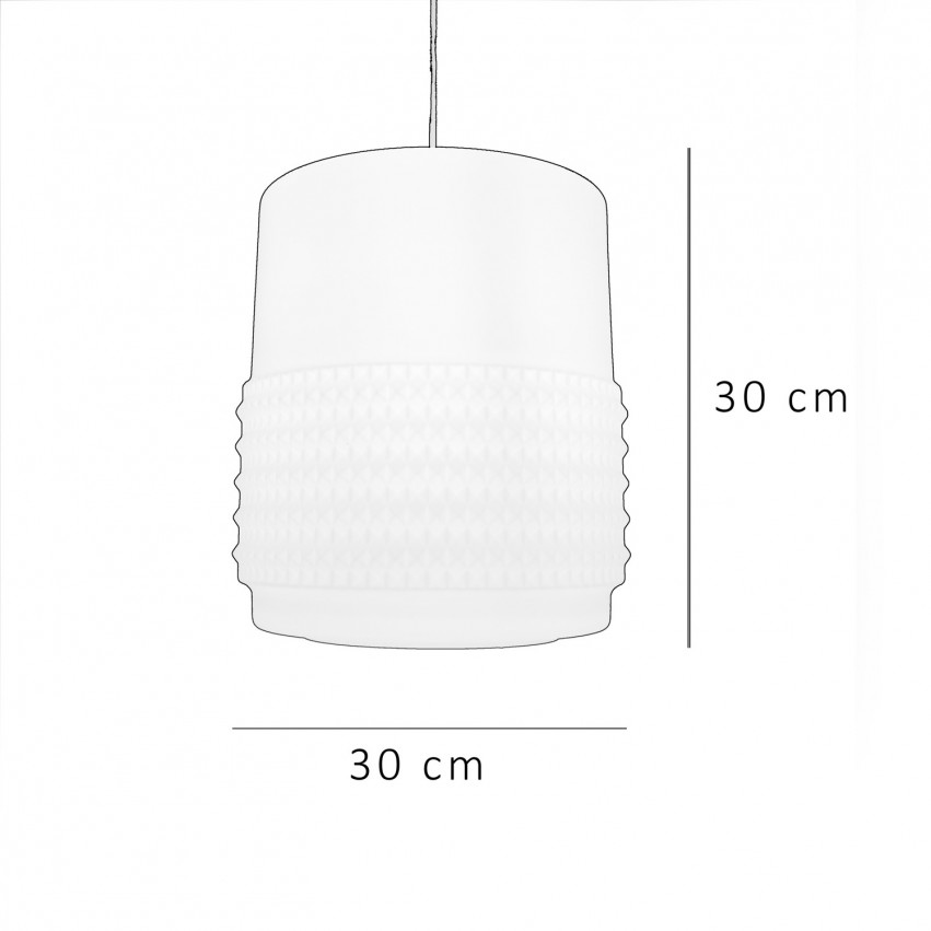 Suspension en verre Osvětlovací sklo Valašské Meziříčí - Dimensions