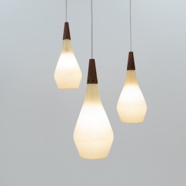 Lustre Rotaflex et bois