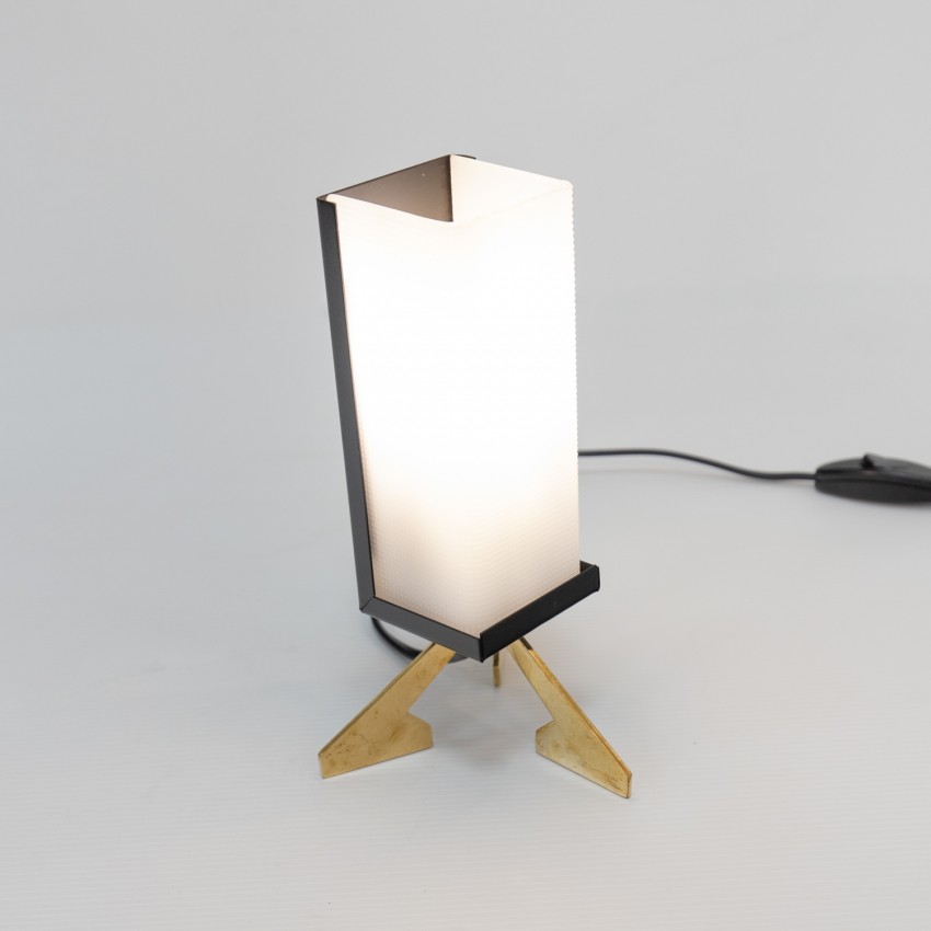 Lampe tripode en Plexiglas - Delmas