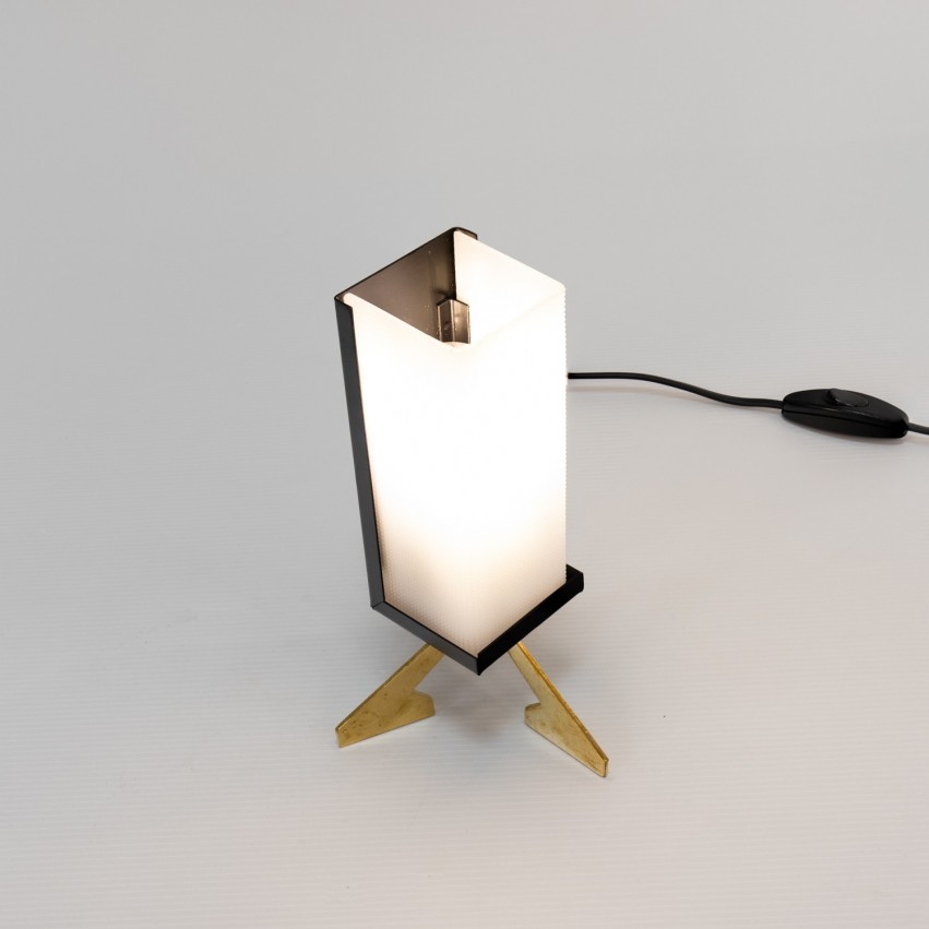 Lampe tripode en Plexiglas - Delmas