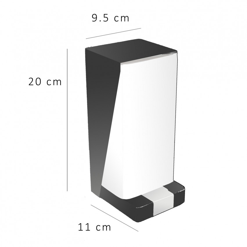 Lampe d'appoint asymétrique - Dimensions