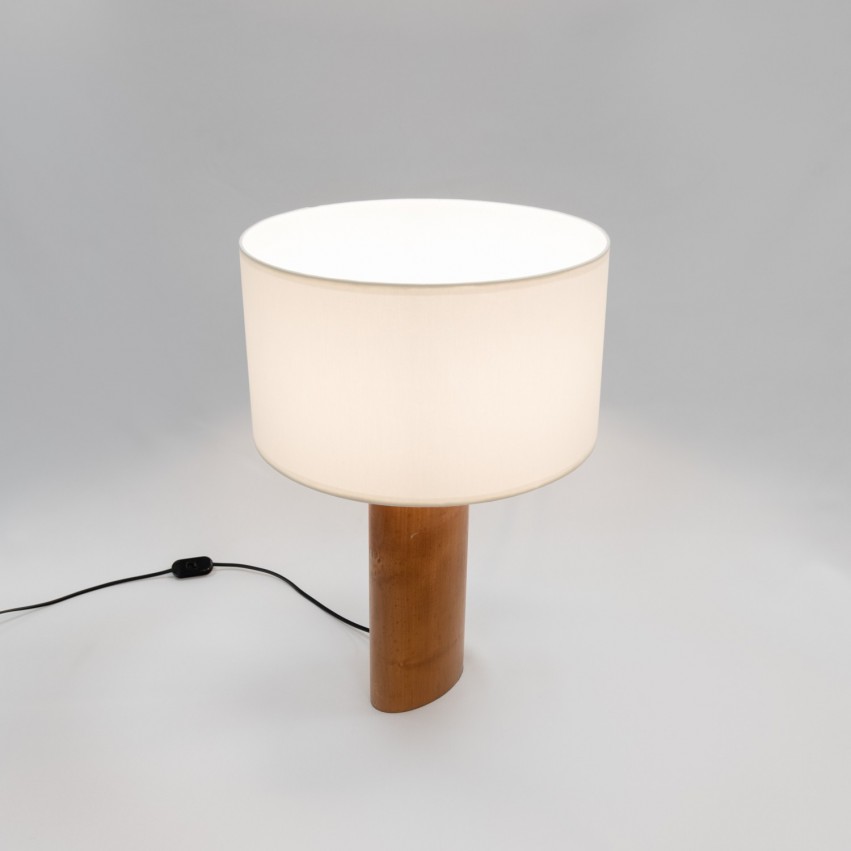 Lampe ovale en bois