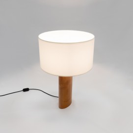 Lampe ovale en bois