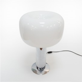 Lampe champignon chromée Limburg