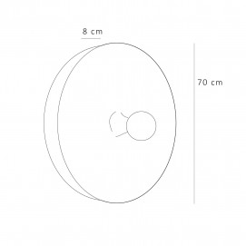 Applique Kontakt 3040 - Dimensions