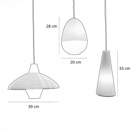 Lustre Rotaflex no 3, 8 et 20