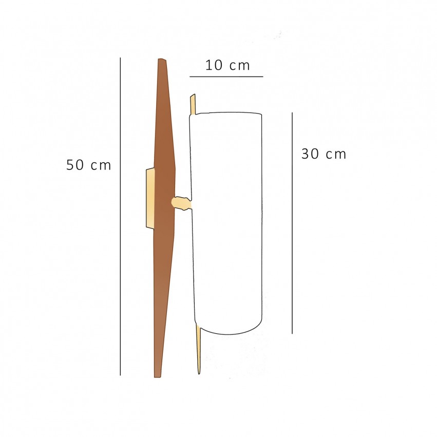 Applique Gandelin 240 - Dimensions