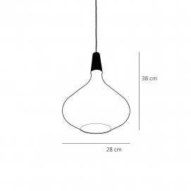 Suspension turbinée opale