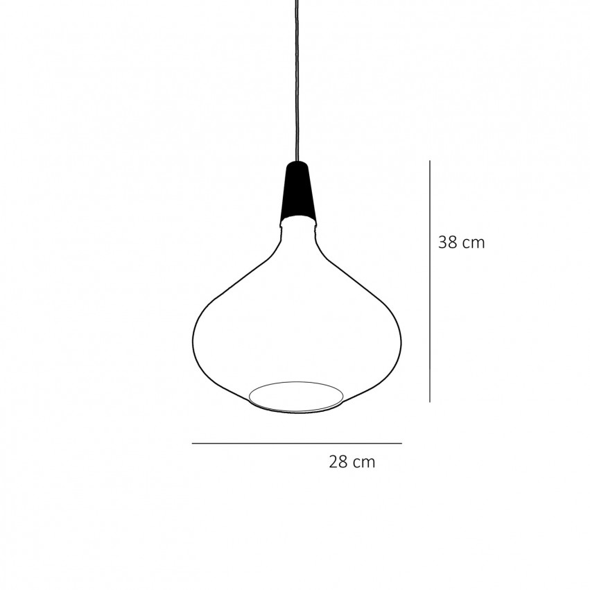 Suspension turbinée opale