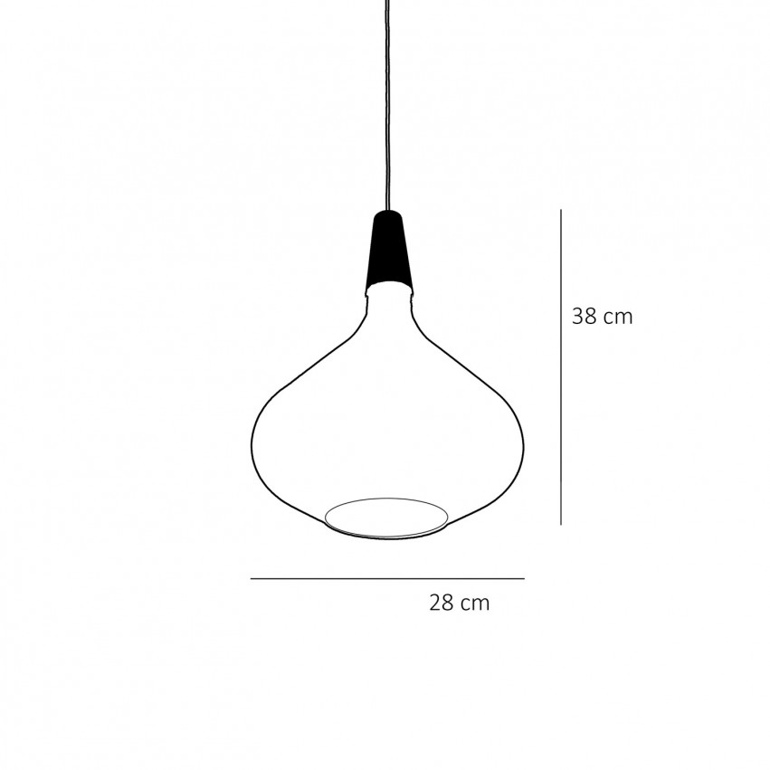 Suspension turbinée opale