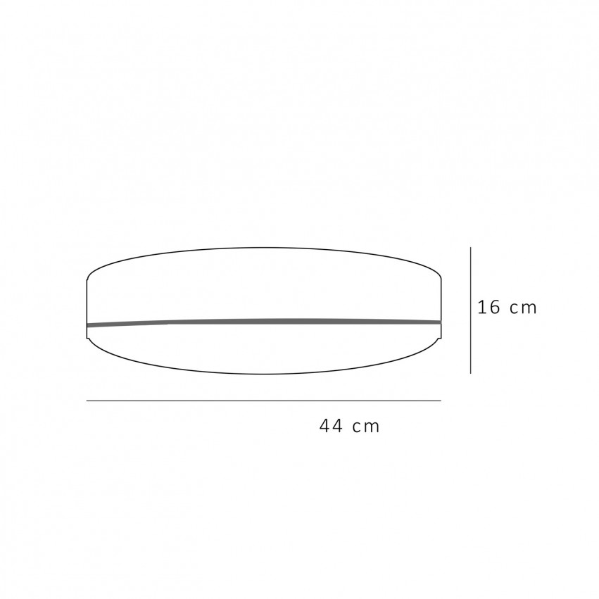 Ellipse de résine à suspendre - UFO