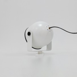 Spot en tôle et verre givré édité par Prisunic