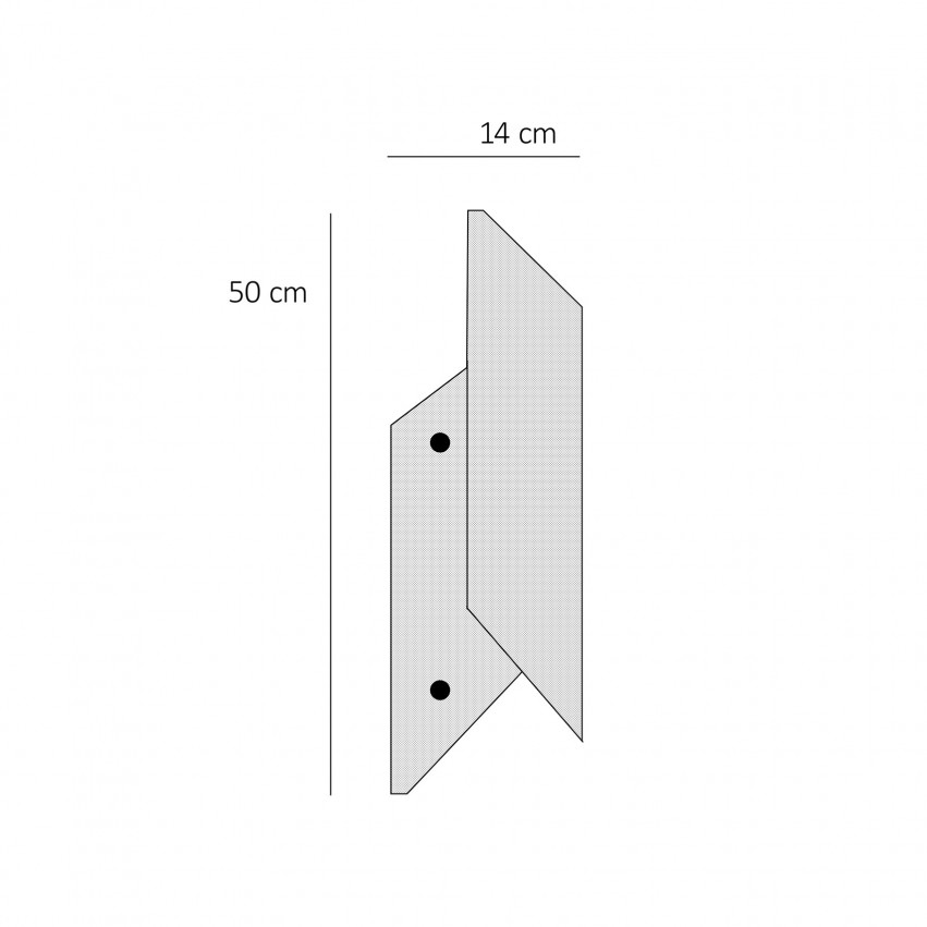 Applique en tôle perforée enroulée Lunel