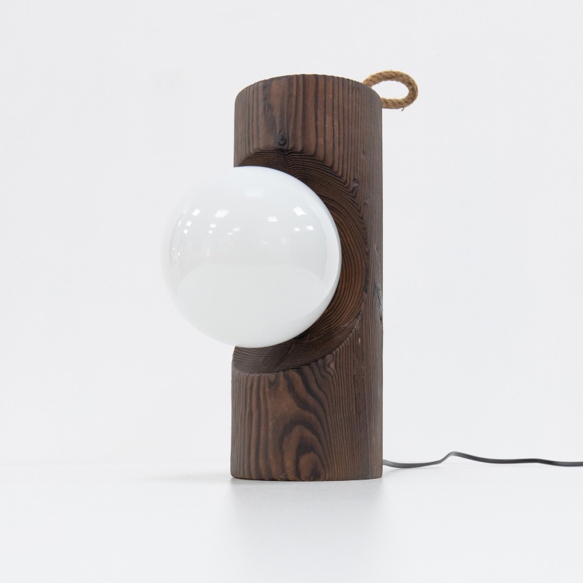 Lampe en bois Temde-Leuchten