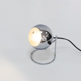 Lampe chromée EyeBall des années 1970