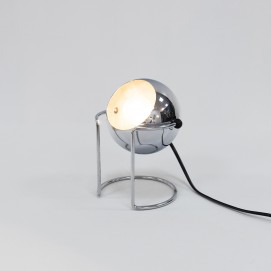 Lampe chromée EyeBall des années 1970