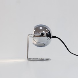 Lampe chromée EyeBall des années 1970