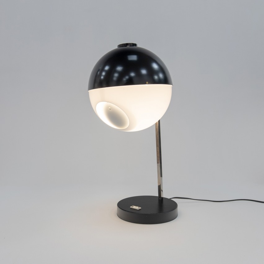 Lampe à volet avec globe en Plexiglas et tôle de Lita