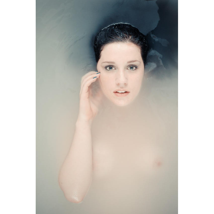 Marc Lamey - Femme nue dans l'eau