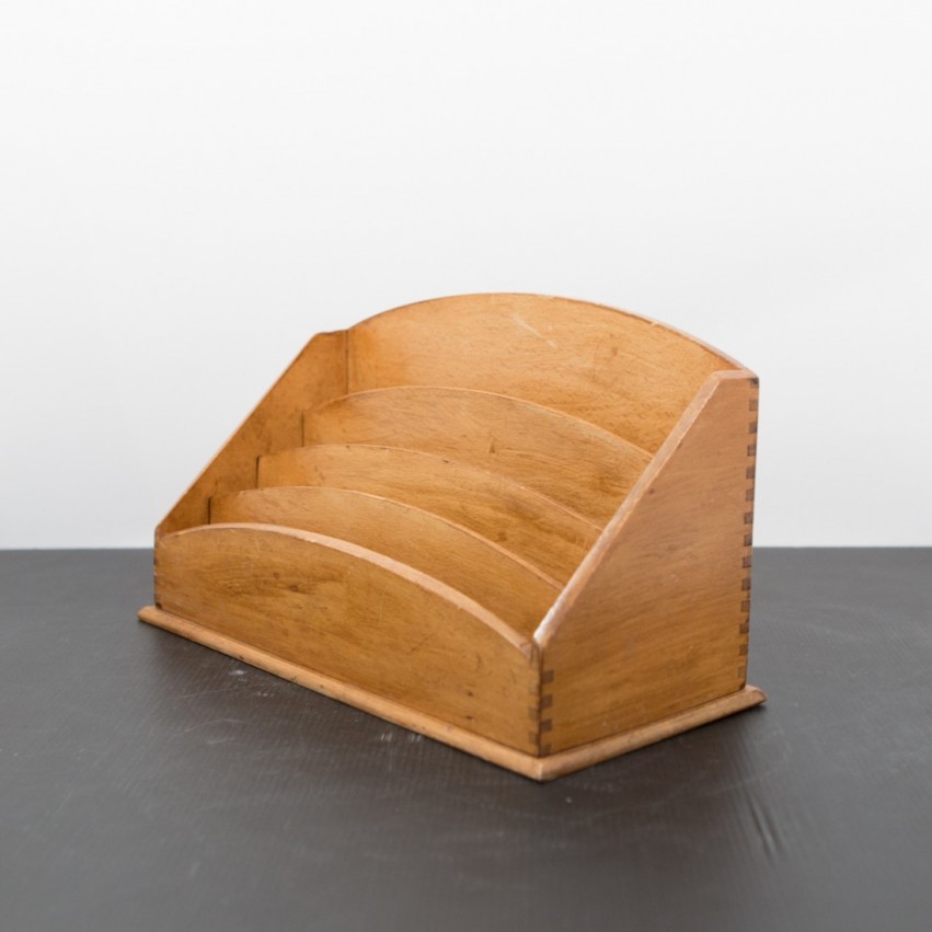 Trieur ou range courrier en bois - Années 1950
