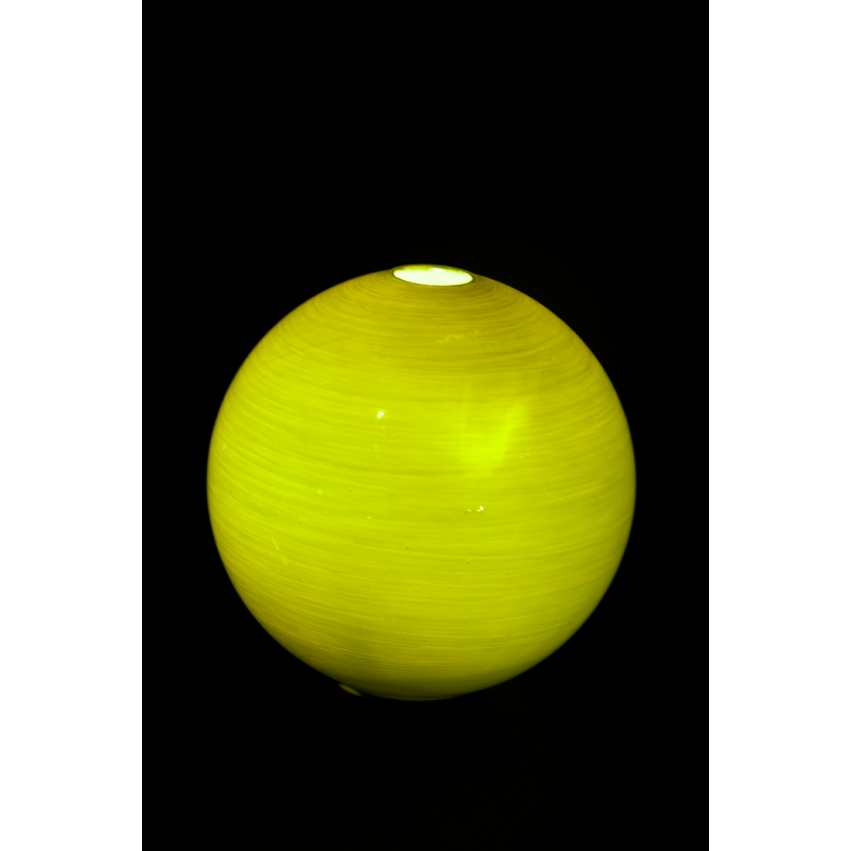 Globe à suspendre en verre vert