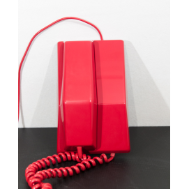 Téléphone Contempra rouge - Northern Electric - 1968