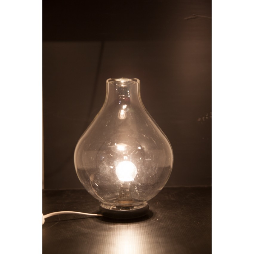 Lampe en verre vintage