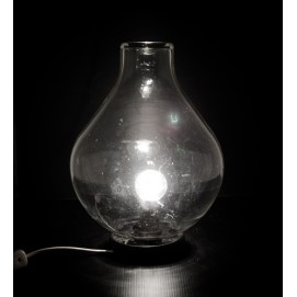 Lampe en verre vintage