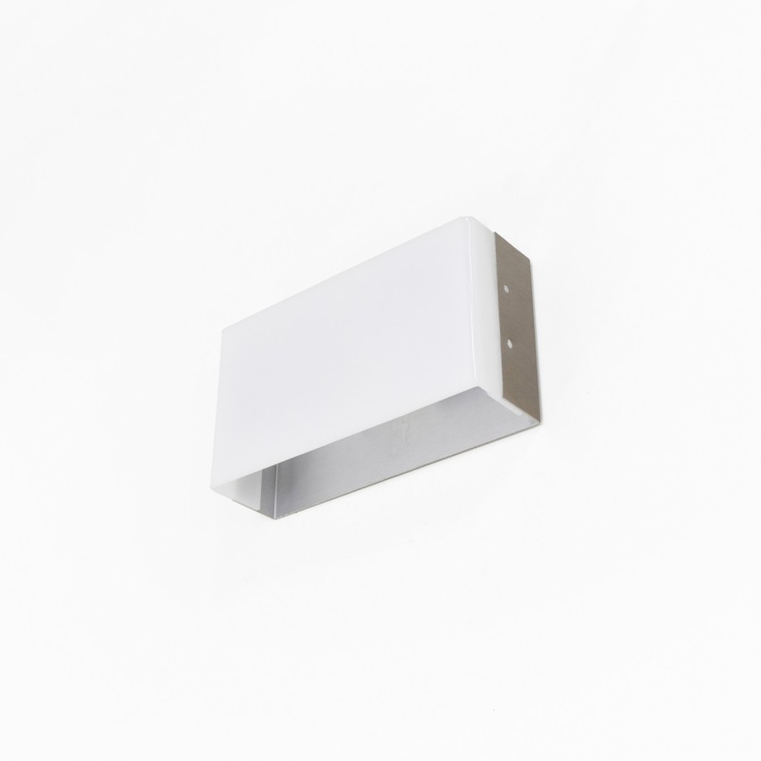 Applique écran bicolore en Plexiglas et aluminium anodisé brossé
