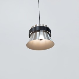 Suspension en inox et écran noir Erco 52048
