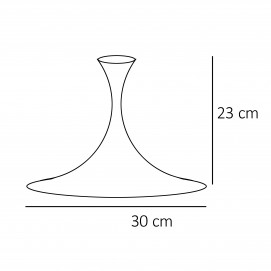 Suspension trompette Holmegaard - Dimensions