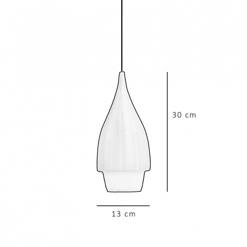Lustre Rotaflex no 33 de Luciano Zucchi - Dimensions