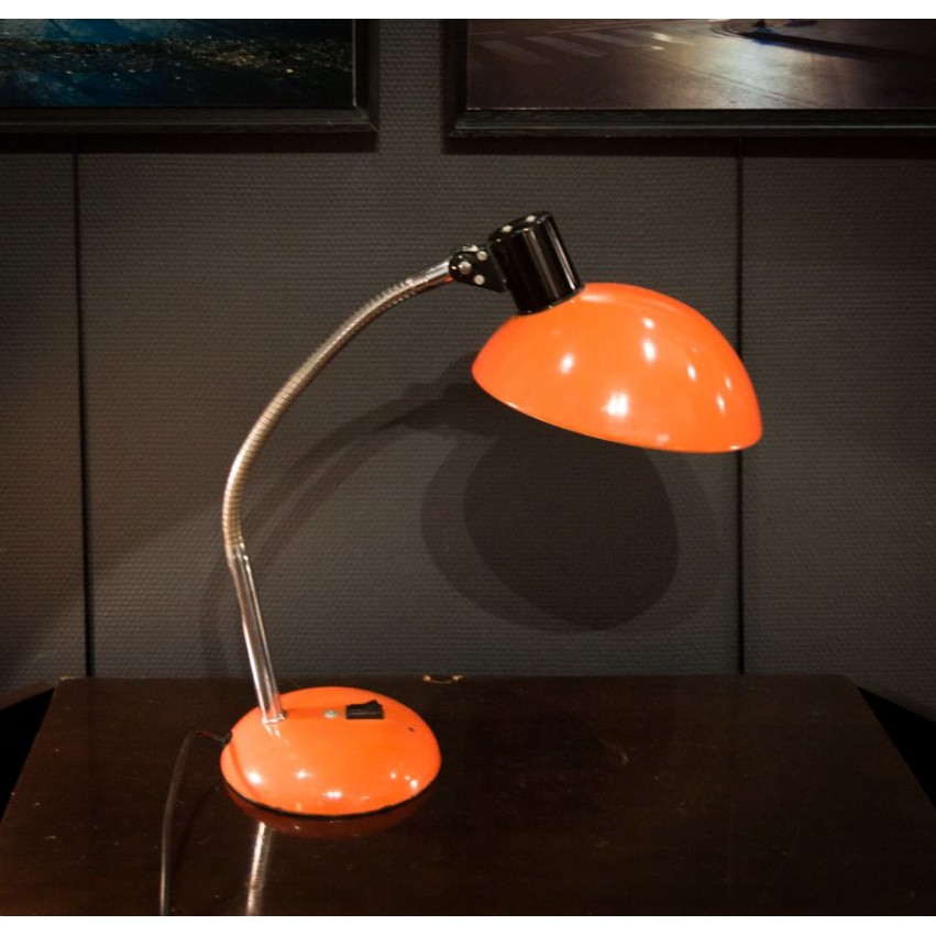 Lampe de bureau orange