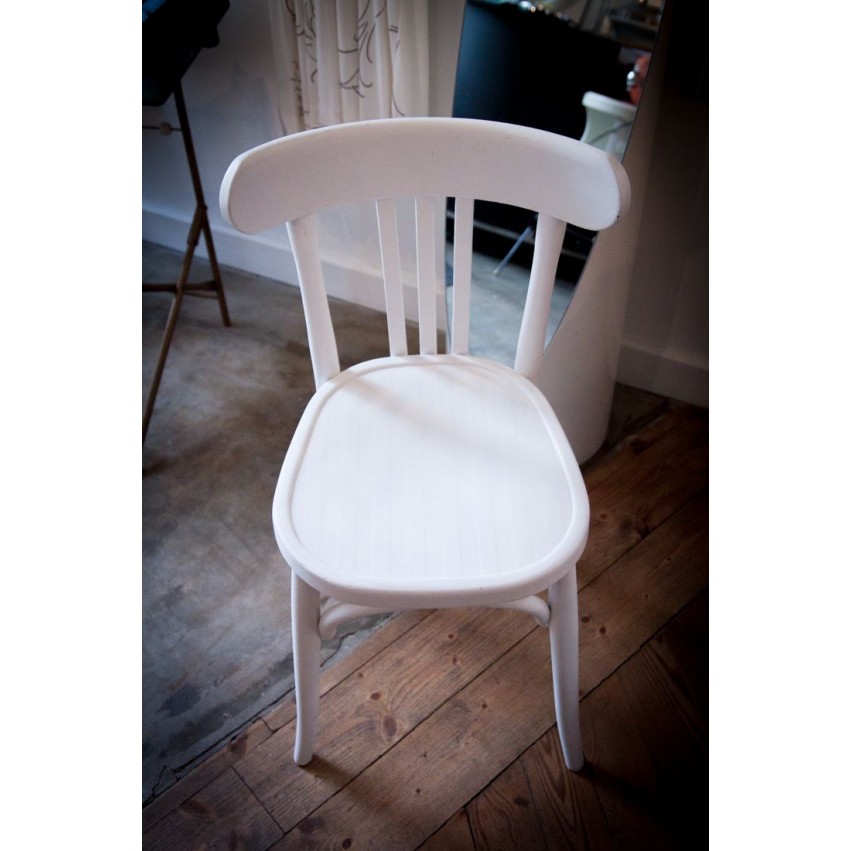 Chaise peinte