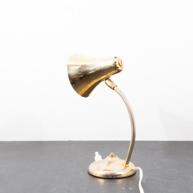 Petite lampe Aluminor dorée