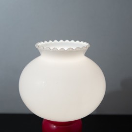 Lampe de chevet bilboquet opaline